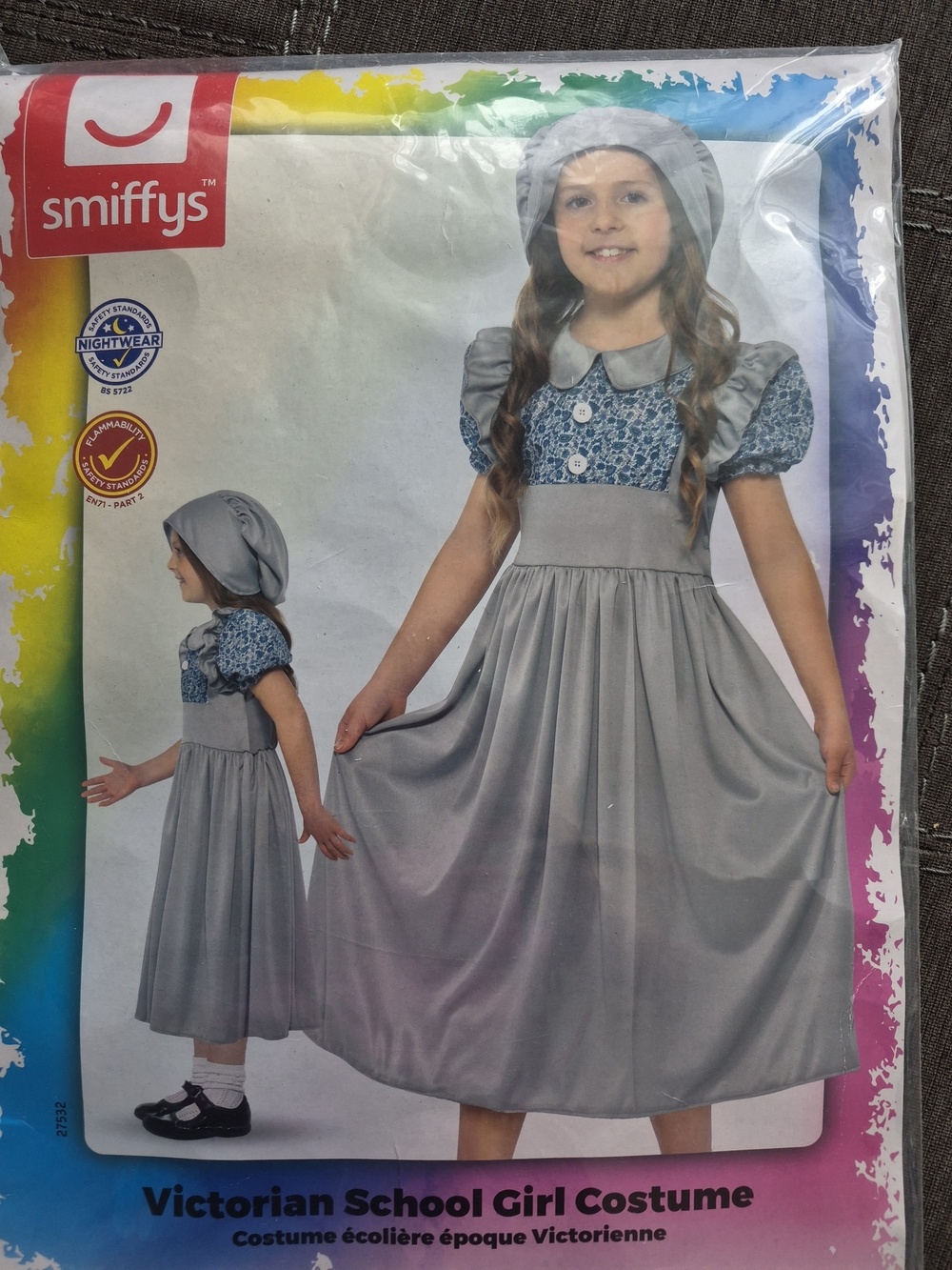 miffy Victorian School Girl Costume - Gray